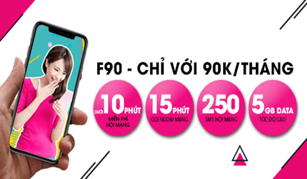 Gói cước F90 của Viettel